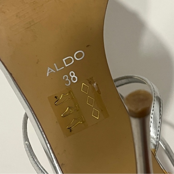 👠✨Silver High Heels with jewels, Size 38 - Picture 14 of 14